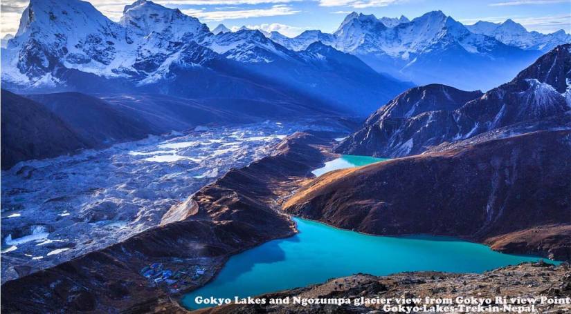 Everest base camp trek with Island Peak via Gokyo lake, 2 passes