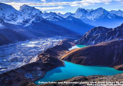 Everest base camp trek with Island Peak via Gokyo lake, 2 passes